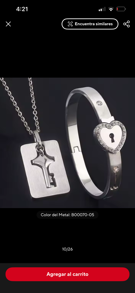 Pulsera con llave